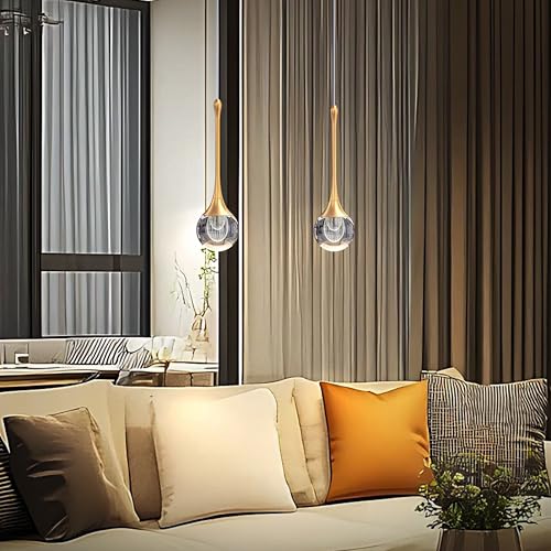 Gold Pendant Lights Kitchen Island (3 Count)