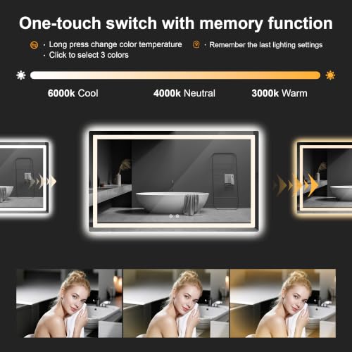 LED Bathroom Mirror with Lights