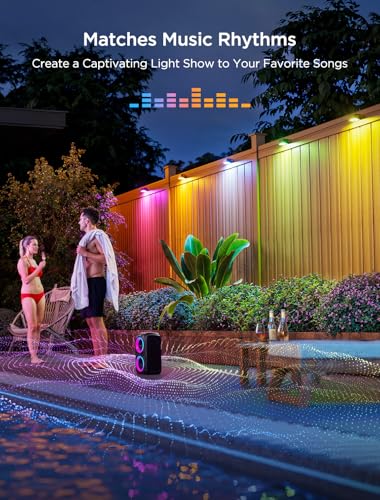 RGBIC Outdoor Deck Lights (6 Count)