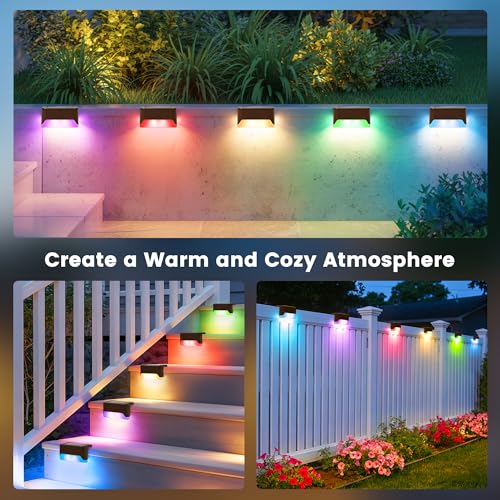Solar Deck Lights Outdoor (16 Count)