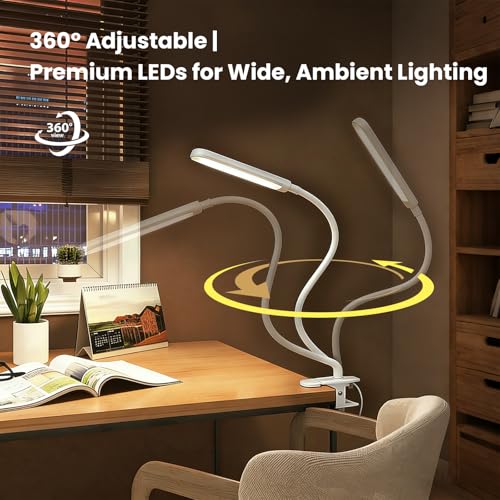 Clip on LED Light for Easel Painting & Nail Tech