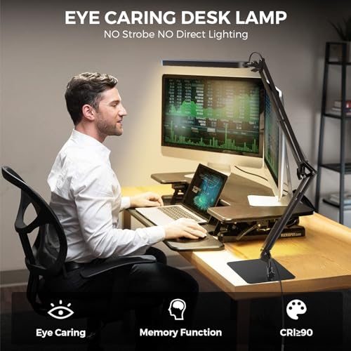 LED Desk Lamp with Slim Base