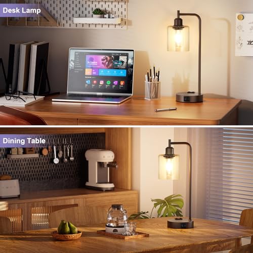 Industrial Touch Table Lamps (2 Count)