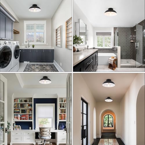 Black Semi Flush Mount Ceiling Lights