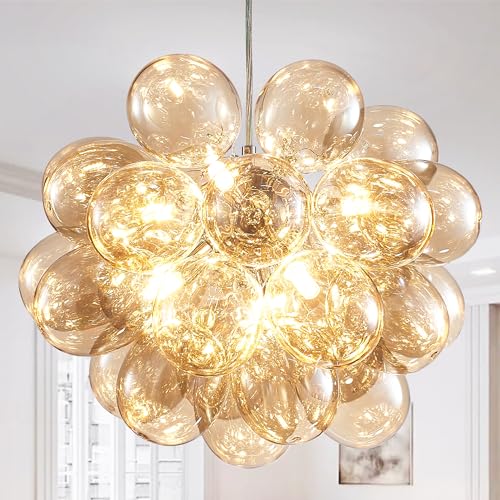 Champagne Bubble Ball Chandelier