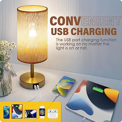 Bedside Lamp with USB Port