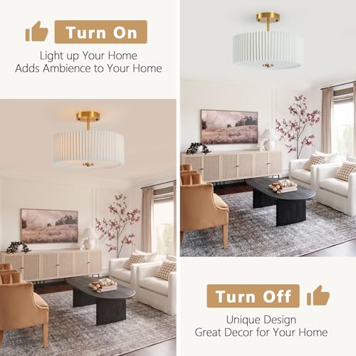 Semi Flush Mount Ceiling Light