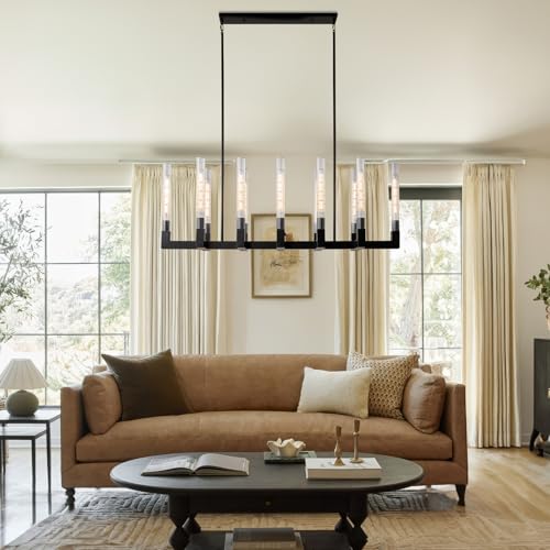 Black Farmhouse Dining Room Chandelier