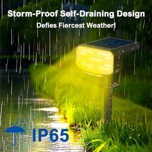 Solar Spot Lights Outdoor Waterproof (2 Count)