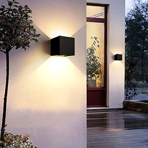 2 Pack LED Outdoor Wall Lights Exterior (2 Count)