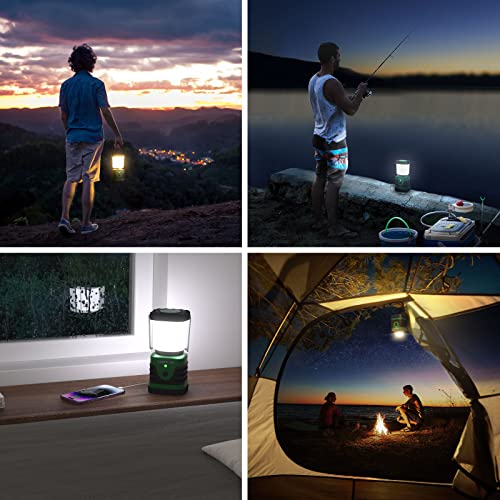 1000LM LED Camping Lantern Rechargeable (2 Count)