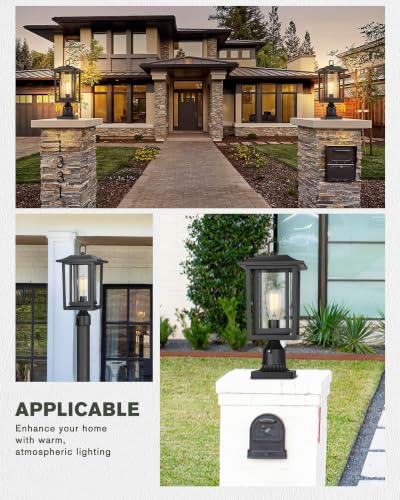 19Inch Dusk to Dawn Outdoor Post Lights