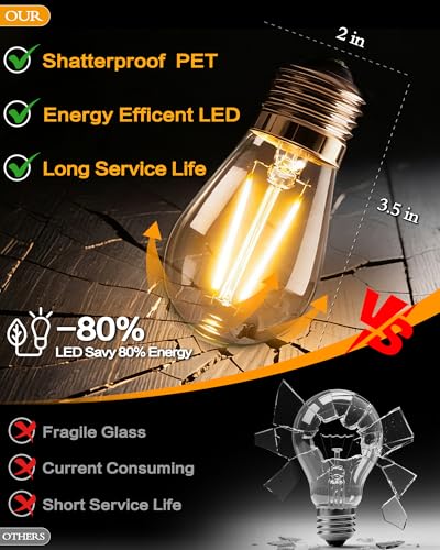 96FT Outdoor String Lights (96 Foot)