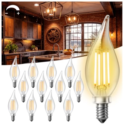 Chandelier Light Bulbs (12 Count)
