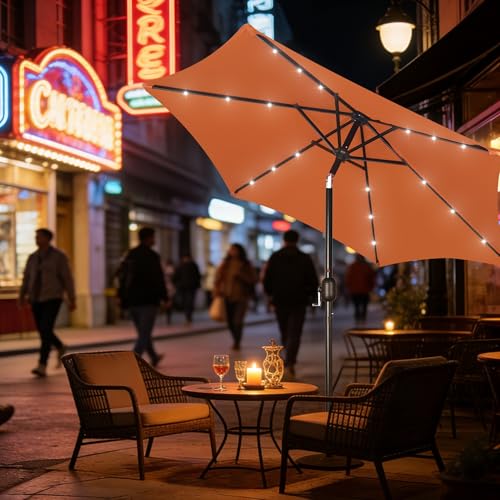 7.5 ft Solar Umbrella