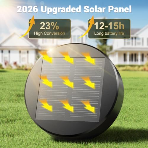Amzarp 8 Pack Solar Garden Lights