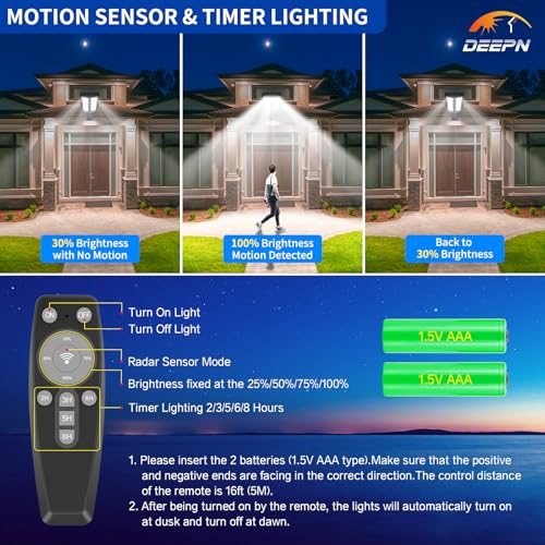 Solar Lights Outdoor (2 Count)
