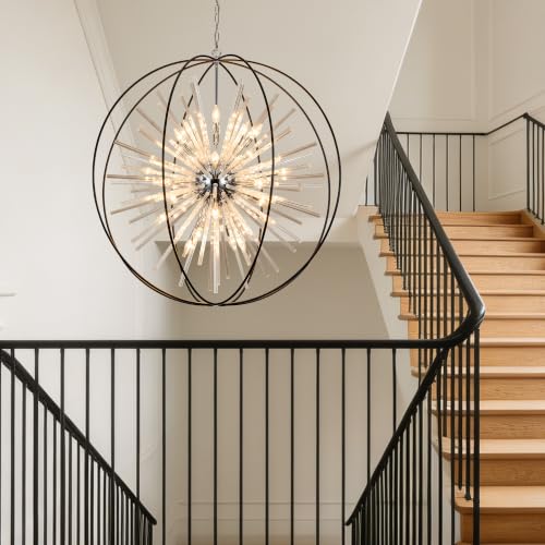 Modern Extra Large Crystal Chandeliers for High Ceilings