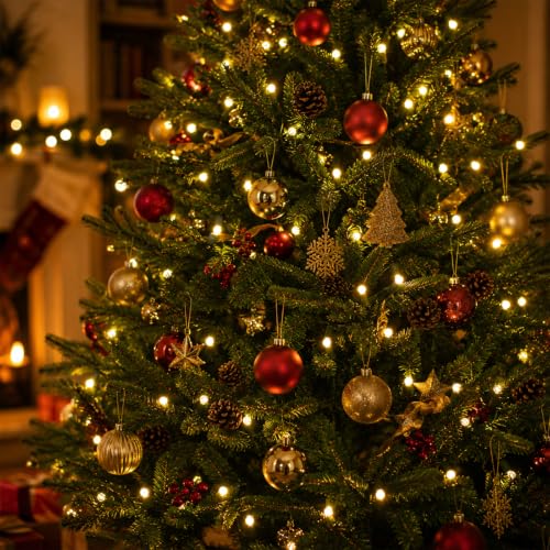 G14 Slow Twinkle Warm White Christmas Globe Lights (Warm White / 50 LED)