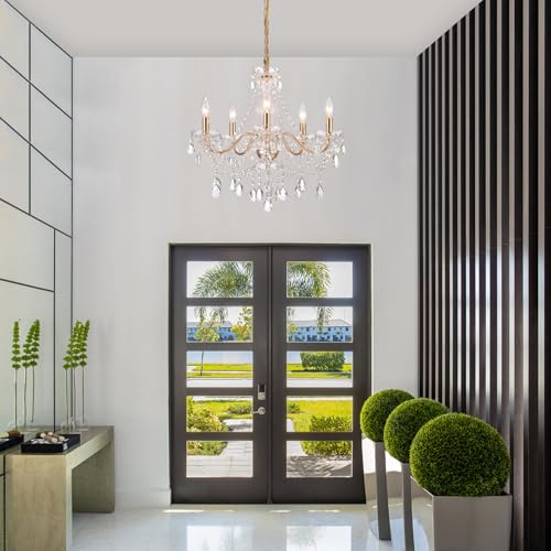 Crystal Gold Chandelier