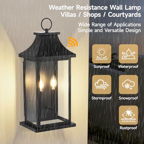 1 Pack 22" Large Outdoor Wall Lights