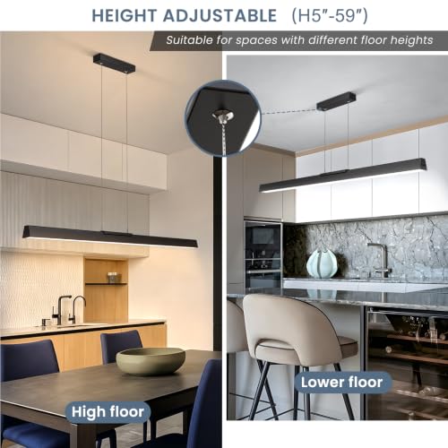 Battery Operated Linear Pendant Light