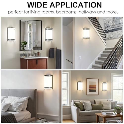 Black Wall Sconces Set of Two (2 Count)
