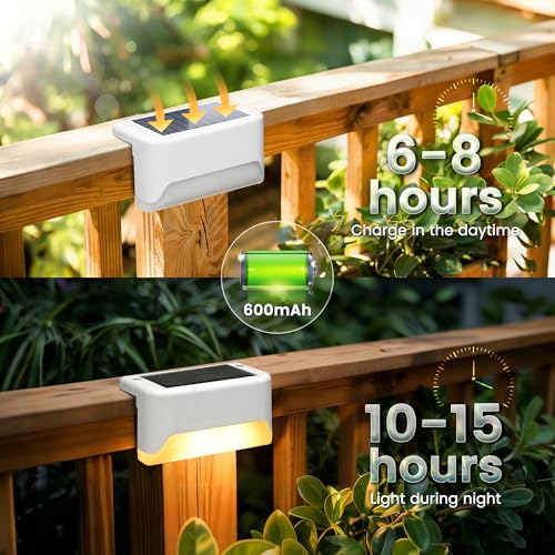 Solar Deck Lights Outdoor (16 Count)