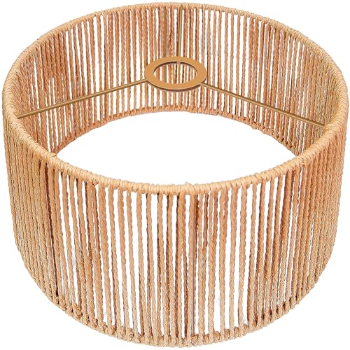 Hanging Light Rattan Lamp Shades Boho Lamp Shade 12.6in x 6.7in