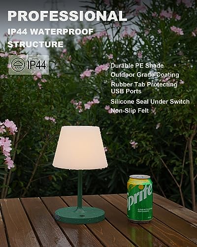 Outdoor Battery Operated Table Lamp Waterproof