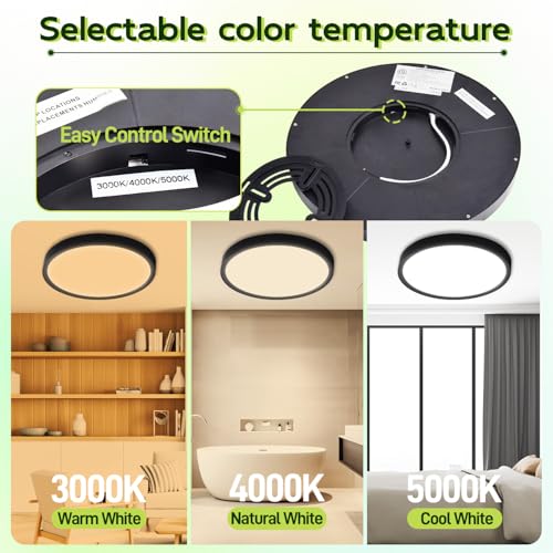 9 Inch Selectable CCT LED Round Flat Panel Light
