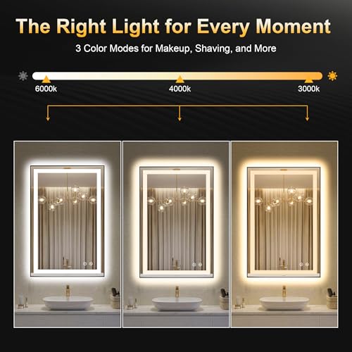 LED Bathroom Mirror with Light