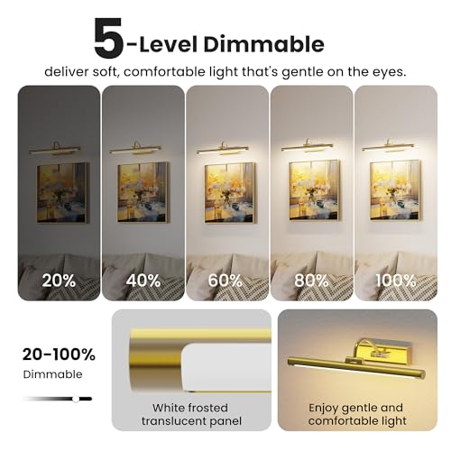 2 Pack 16" Brass Picture Art Lights (2 Count)