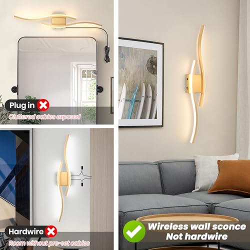 Modern LED Wall Sconce Set of Two (2 Count)