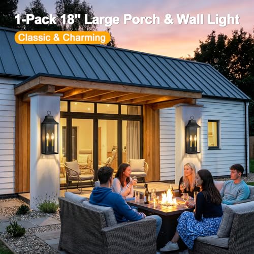 18" Large Outdoor Wall Light