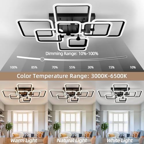 Dimmable Modern LED Ceiling Light 8