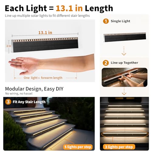 Solar Step Lights Outside