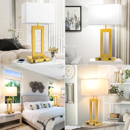 Table Lamps for Bedrooms Set of 2 (2 Count)