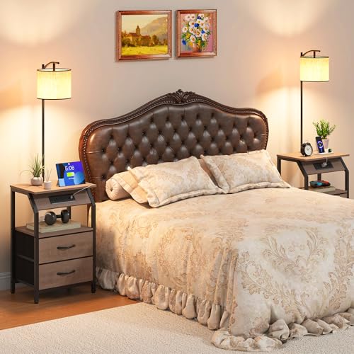 End Table with Floor Lamp