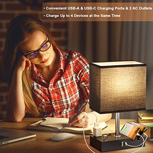 Black Table Lamp for Bedroom