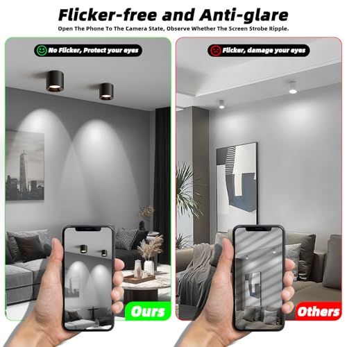 Modern LED Flush Mount Ceiling Light Fixtures for Hallway Kitchen Entryway