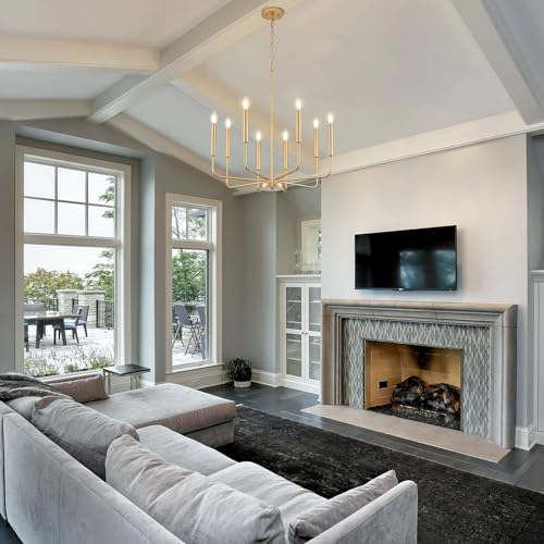 Modern Gold Chandelier for Dining Room