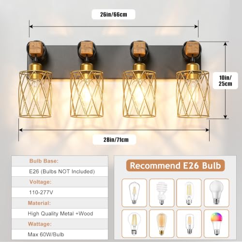 Farmhouse Bathroom Vanity Light