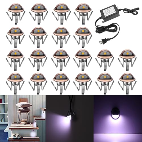 LED Stair Light Low Voltage Waterproof IP65 Outdoor 1 (20 Count)