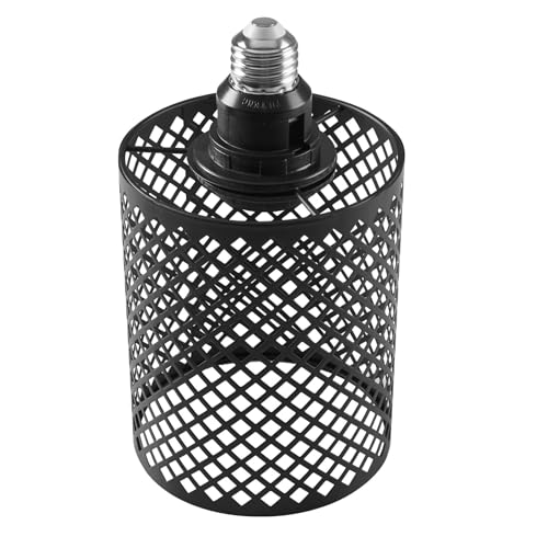 E26 to E26 Edison Light Fixture Vintage Black Metal Cage Light for Wall Sconce Pendant Floor Lamp & Ceiling Light Fixture