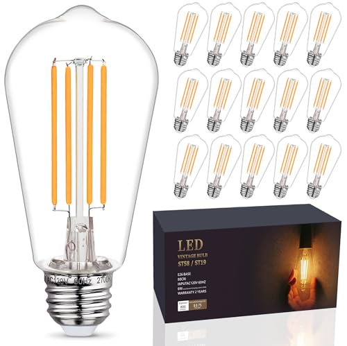 16P Edison Light Bulbs 60W Equi (16 Count)