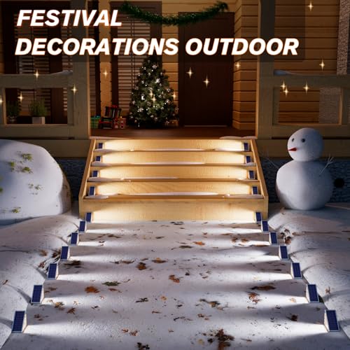 Solar Step Lights Outdoor Waterproof (6 Count)