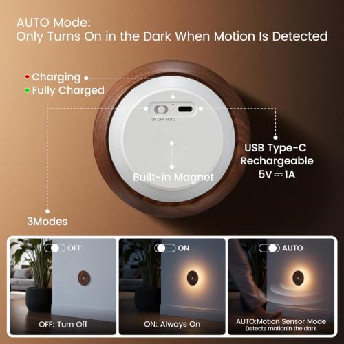 Wood Flower Night Light