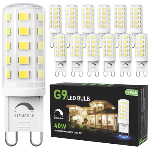 12 Pack Dimmable G9 LED Bulb (12 Count)