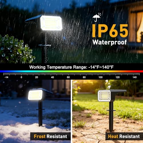 Solar Spot Lights Outdoor (8 Count)